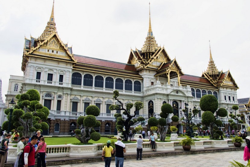 Suasana Kota Bangkok, Thailand. Bangkok menjadi destinasi terfavorit turis internasional.