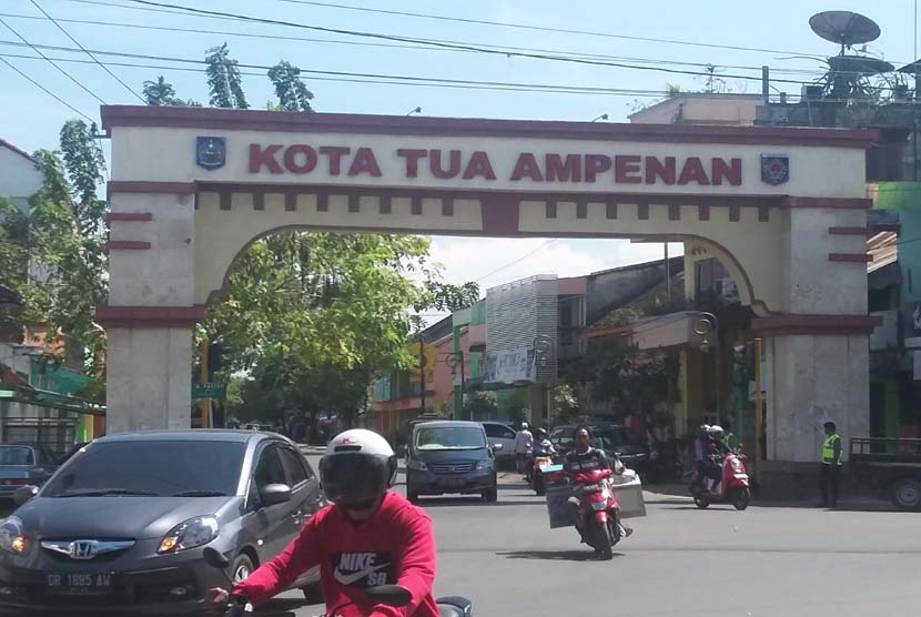 Suasana Kota Tua Ampenan di Mataram, Lombok, Nusa Tenggara Barat.