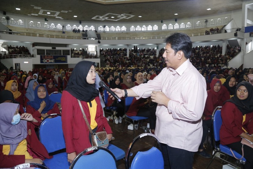 Suasana kuliah umum kewirausahaan di UMM.