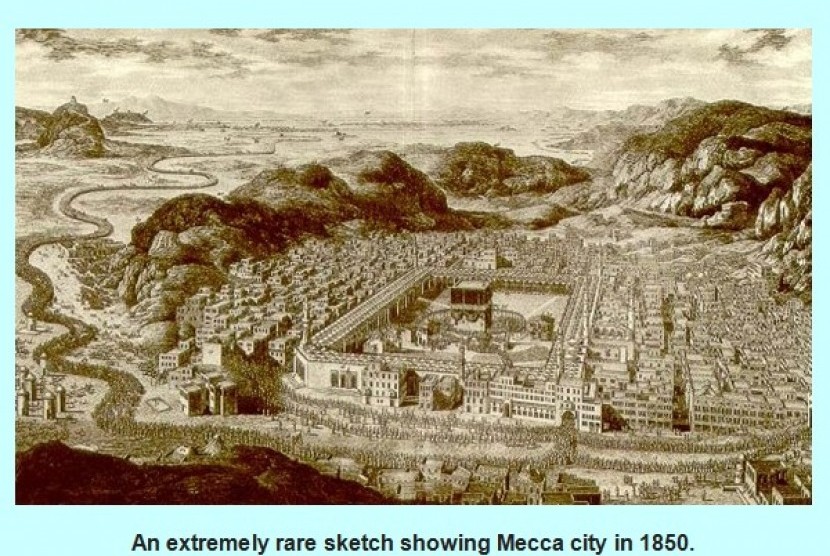 Suasana Makkah pada tahun 1850.