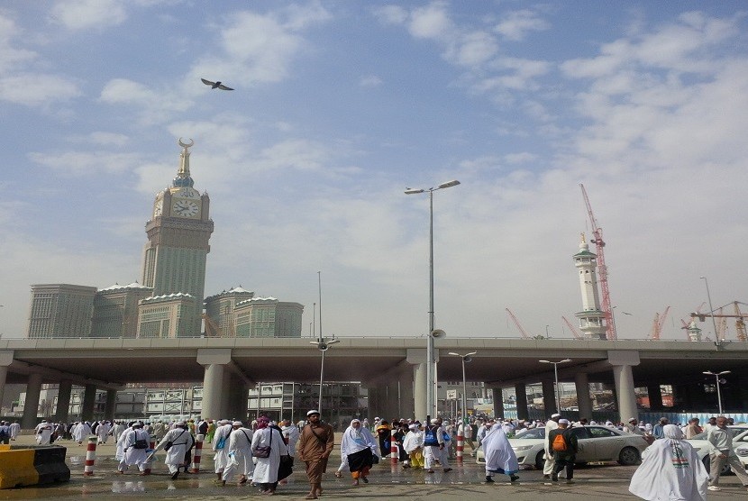 Suasana Masjidil Haram setelah runtuh mobile crane