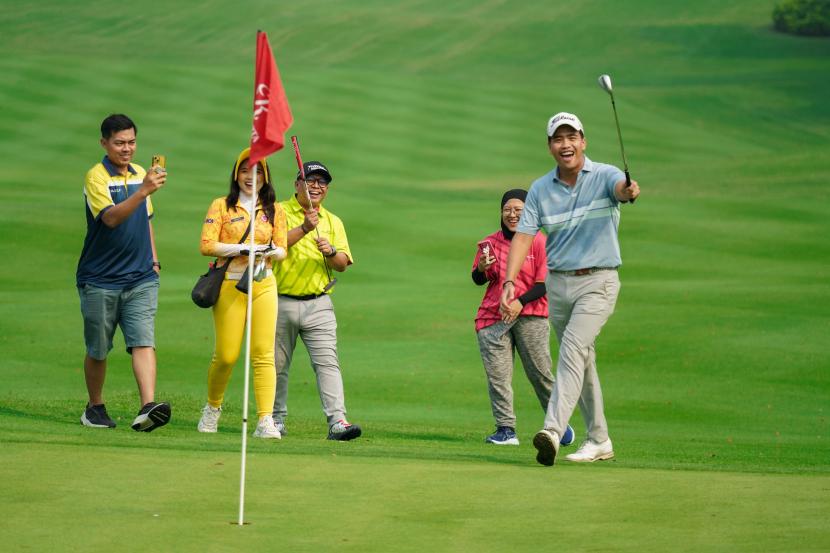 Suasana Media Golf Day BNI Indonesian Masters 2024 di Royale Jakarta Golf Club.