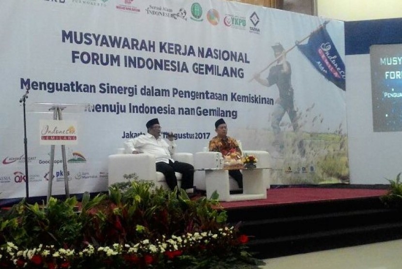 Suasana Mukernas ke-3 Forum Indonesia Gemilang yang diadakan oleh LAZ Al Azhar.