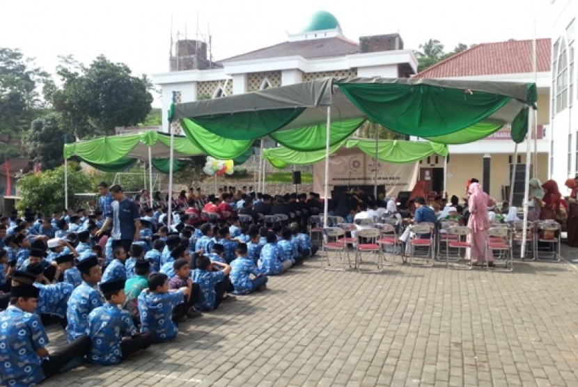 Suasana Musabaqah Hifdzil Quran (MHQ) di Pesatren Daarul Quran Semarang