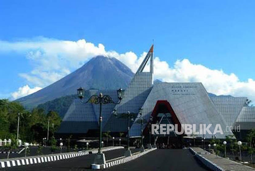 Suasana Museum Gunungapi Merapi (MGM) di Jalan Kaliurang, Desa Hargobinangun, Kecamatan Pakem, Kabupaten Sleman, DIY, Kamis (28/12).