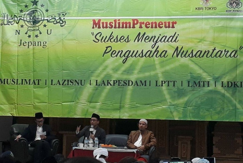 Suasana Muslimpreneur yang digelaroleh Pengurus Cabang Istimewa (PCI) NU Jepang.