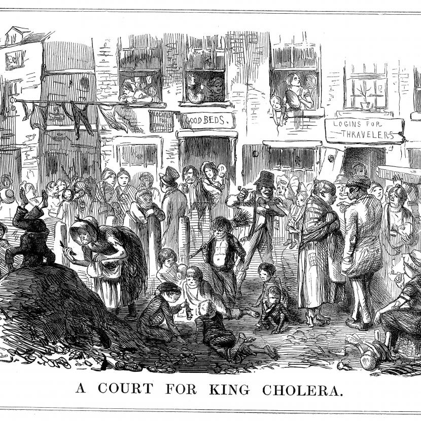 Suasana pandemik Kolera di Eropa ahun 1880-an.