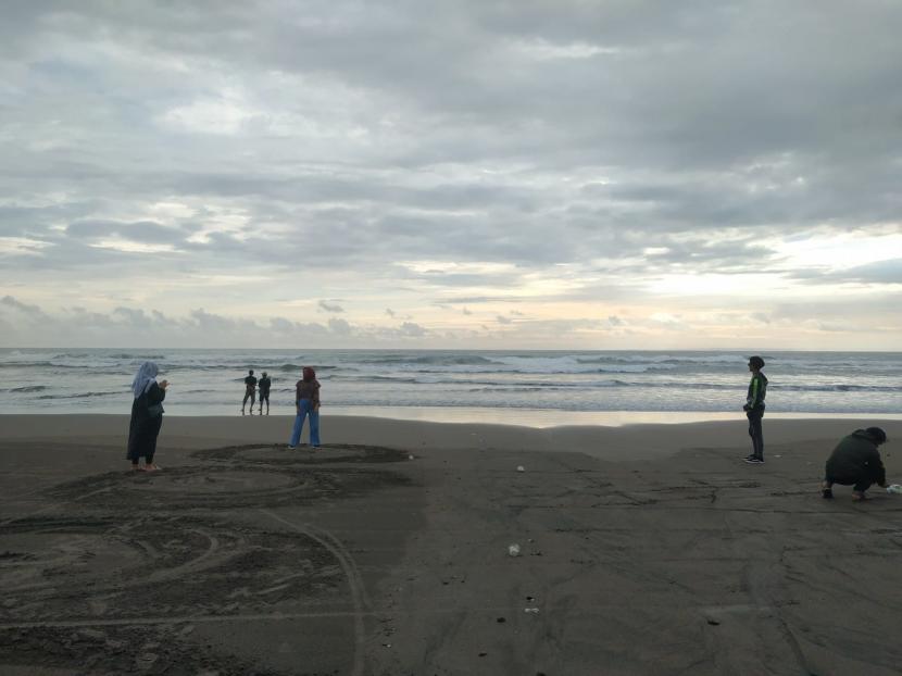 Suasana Pantai Pangandaran, Rabu (24/11). 