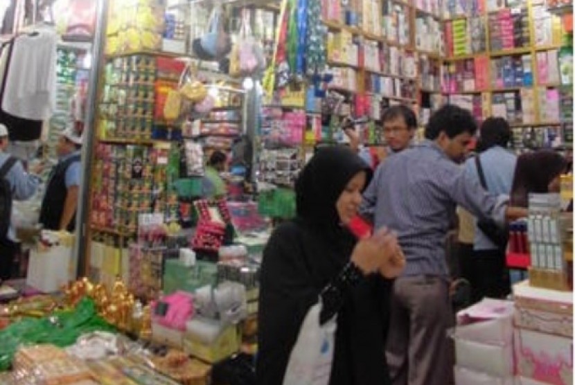Suasana Pasar Jakfariyah atau Pasar Borong di Makkah, Arab Saudi.