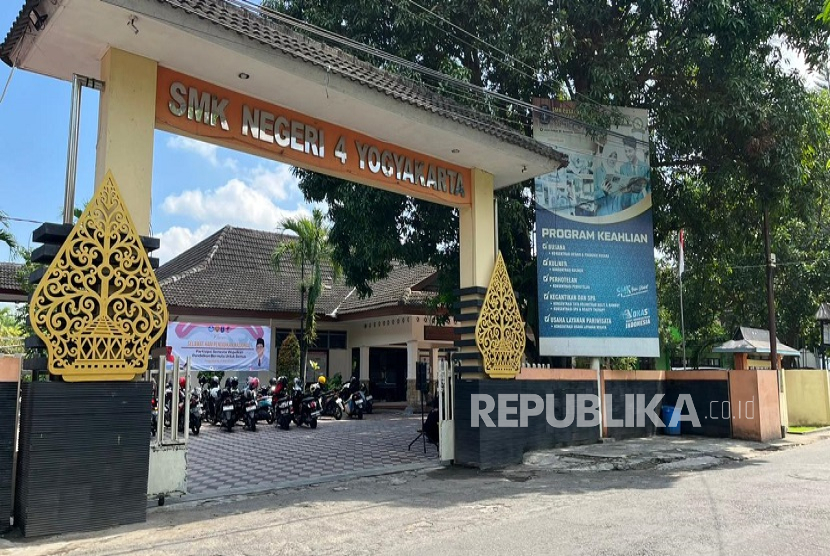 Suasana pelaksanaan MBG di SMKN 4 Yogyakarta.