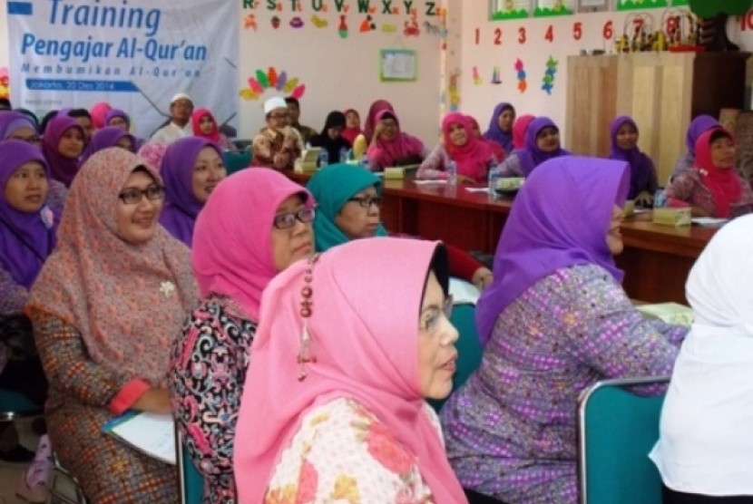 suasana pelatihan pengajar alquran di yayasan as-salam joglo