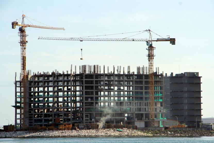 Pembangunan gedung (ilustrasi). Produk konstruksi Indonesia mencatat potensi transaksi 4 juta dolar AS dalam pameran Sydney Build Expo 2023