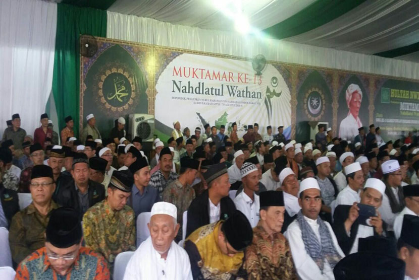 Suasana pembukaan Muktamar Nahdlatul Wathan ke-13 di Lombok.