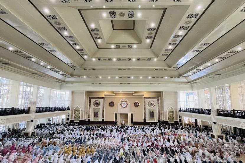 Suasana peresmian Masjid Agung Kota Bogor pada Kamis (28/3/2024).