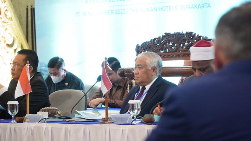 Suasana pertemuan World Peace Forum di Surakarta, (17/11/2022).