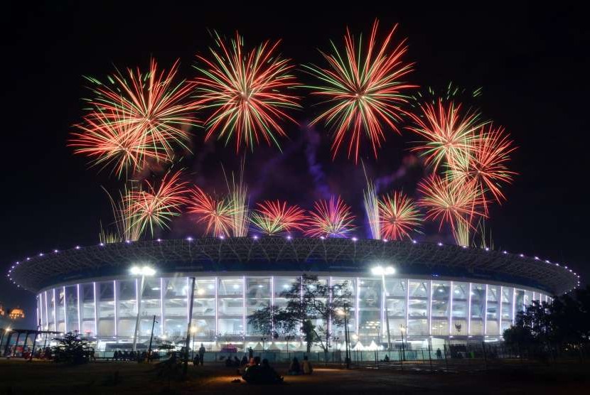 Closing ceremony of the 18th Asian Games at Bung Karno Main Stadium, Jakarta, Sunday (September 2).