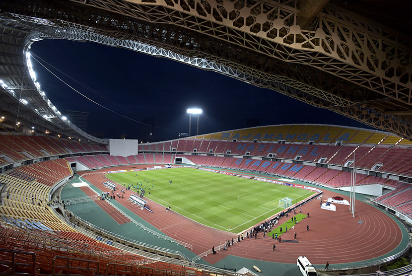 Timnas Indonesia Jajal Lapangan Rajamangala National Stadium ...