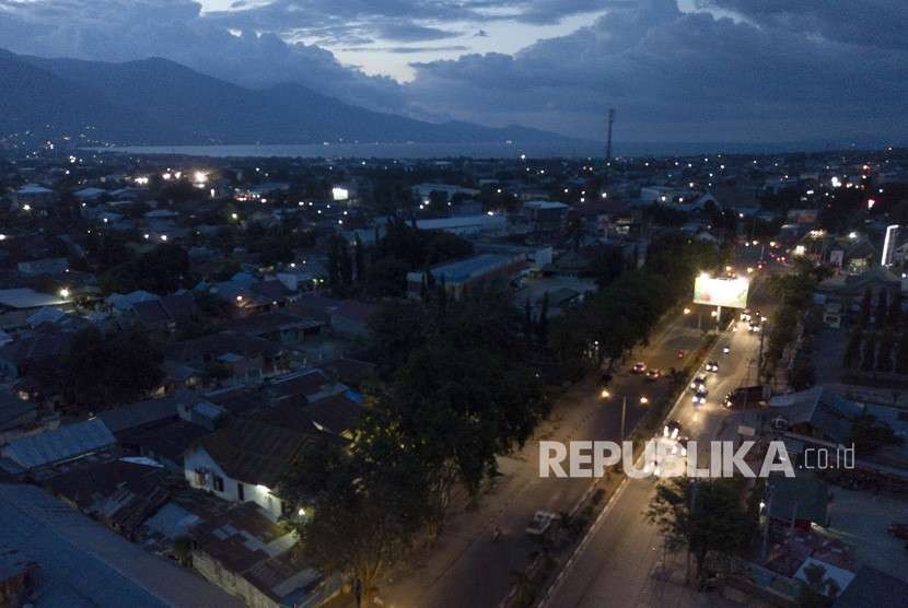 Palu, Central Sulawesi, Wednesday (Oct 10) evening. 