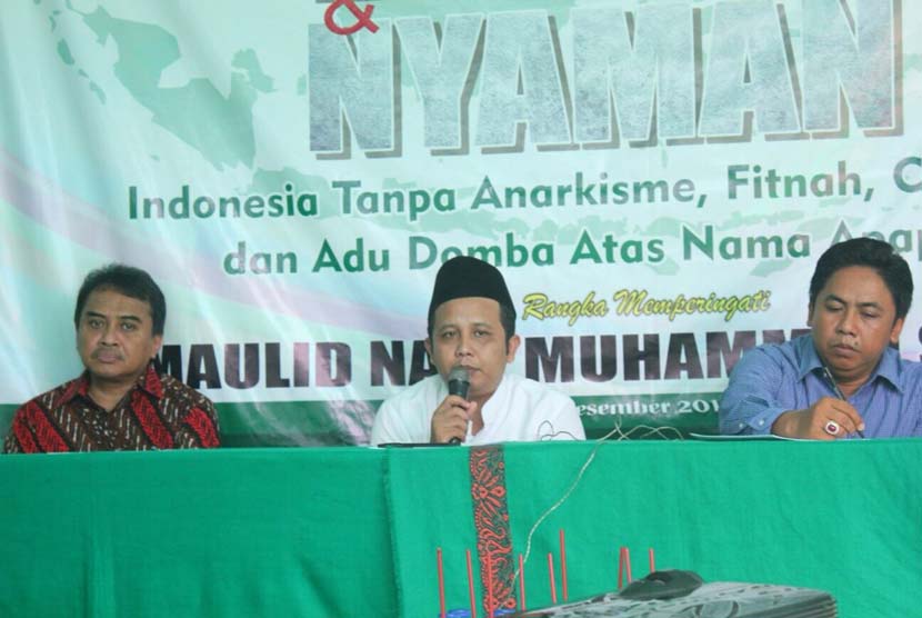 Suasana sarasehan nasional Indonesia Damai yang diadakan oleh Ponpes Dawam di Yogyakarta, Jumat (11/12).
