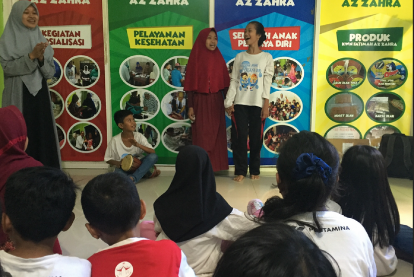 Suasana Sekolah Anak Percaya Diri di Makassar. 