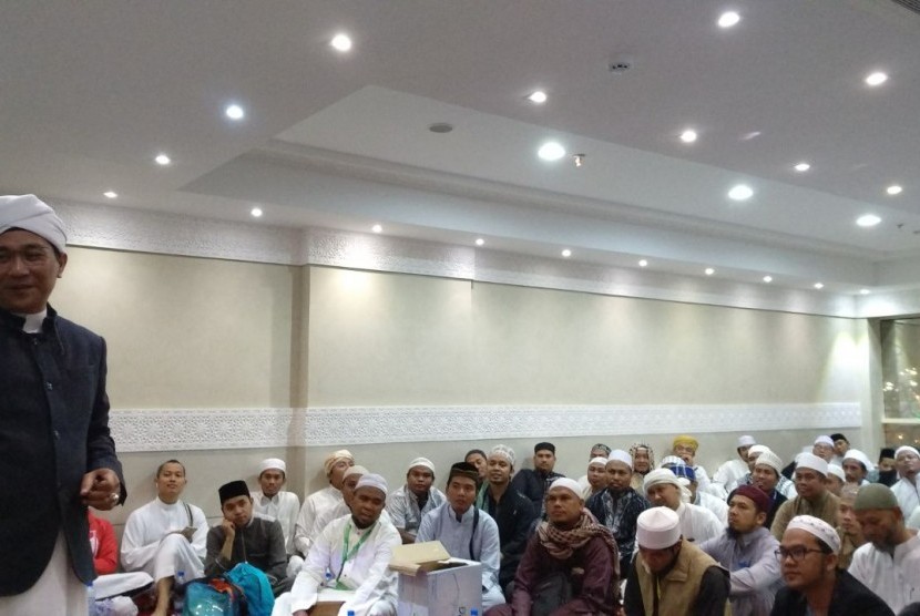 Suasana seminar untuk muthowif yang digelar oleh Asphurindo di Makkah, Jumat (5/1).