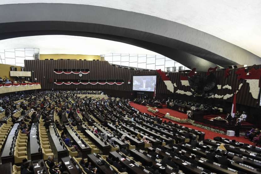 Suasana Sidang Bersama DPR-DPD RI di Gedung Nusantara, Kompleks Parlemen, Senayan (ilustrasi)