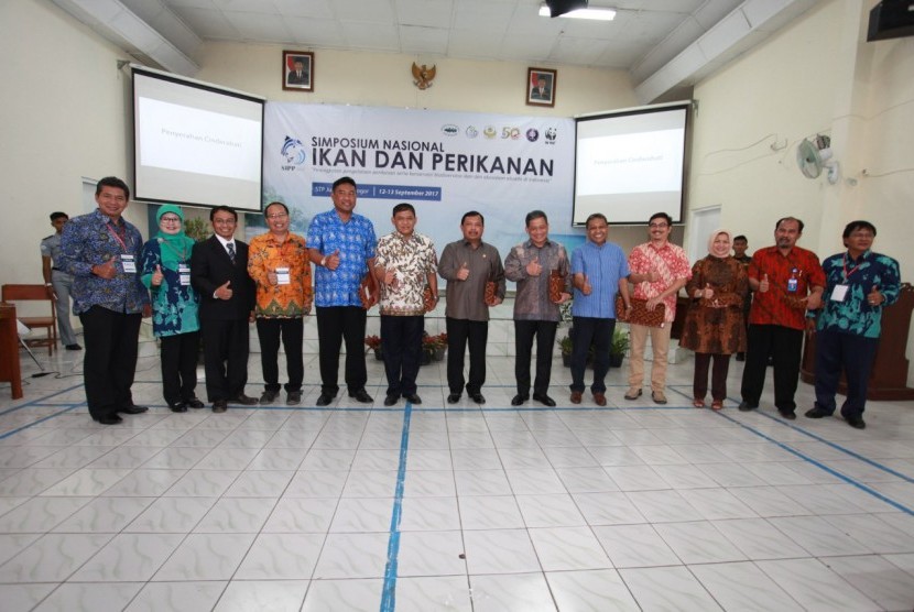 Suasana simposium nasional ikan dan perikanan 2017.