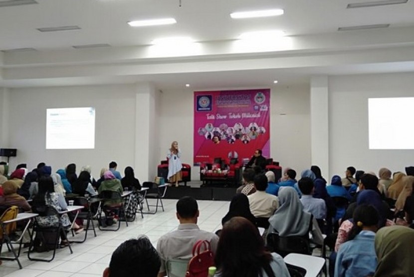 Suasana Talk Show Tokoh Milenial yang digelar di UBSI Kampus Bekasi.