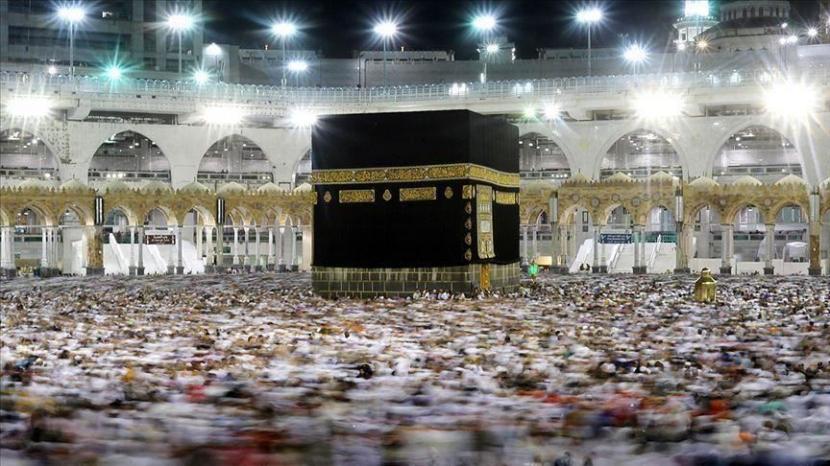 Ini Langkah Kemenag Jika Haji 2020 Batal. Foto: Suasana tawaf di Makkah pada musim haji.