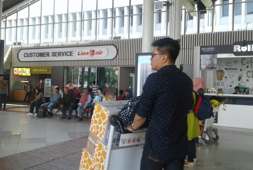 Suasana Terminal 1 Bandara Soekarno-Hatta, Selasa (8/1). 