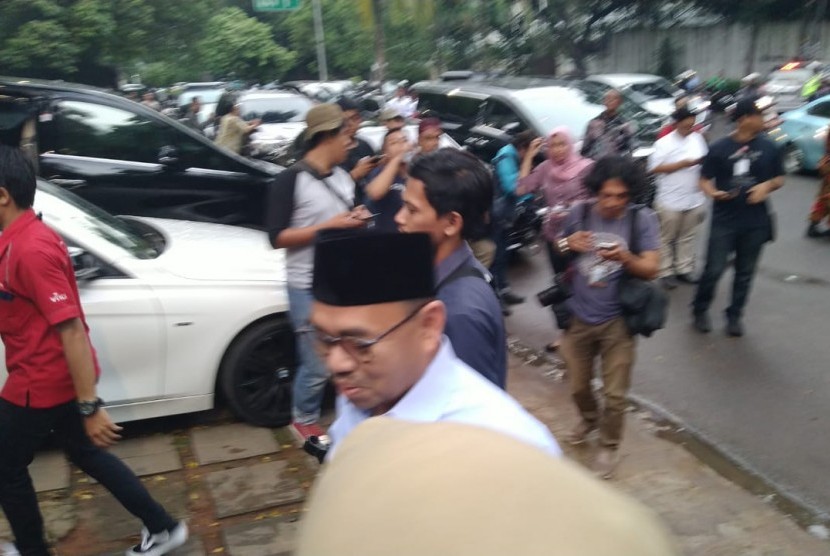 Sudirman Said tiba di Kediaman Prabowo Subianto, Kamis (17/1).