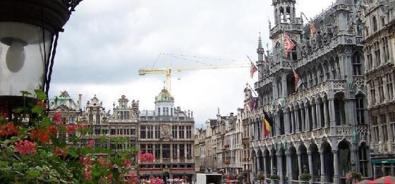 Sudut kota Brussel, Belgia