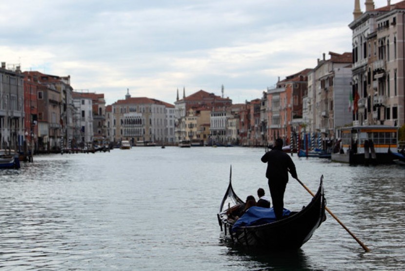 Sudut Kota Venesia, Italia.