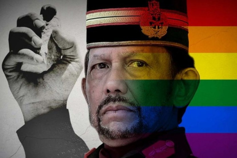 Sultan Brunei Hasanal Bolkiah memberlakukan moratorium hukum anti-LGBT yang mengerikan di negara itu.  
