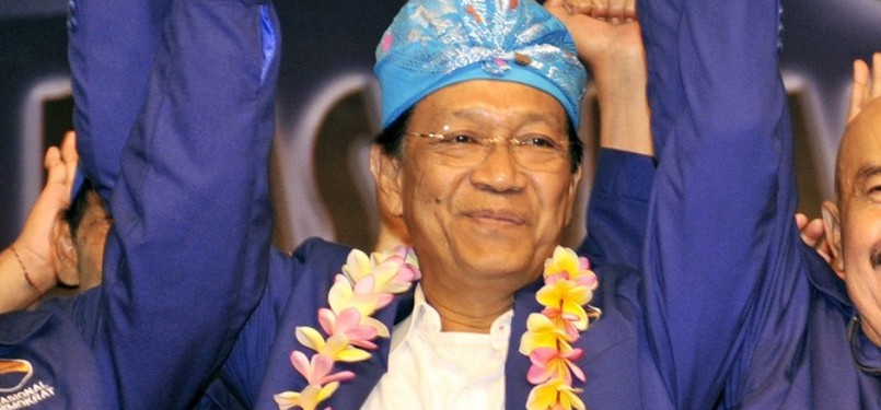 Sultan Hamengku Buwono X pada sebuah acara Nasional Demokrat.