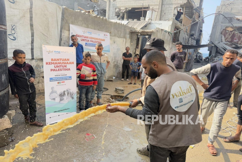 Kolaborasi Strategis Wakaf Salman ITB-TUBITA-AMAL Hadirkan Sumur Air Bersih untuk 10 Ribu Warga Gaza