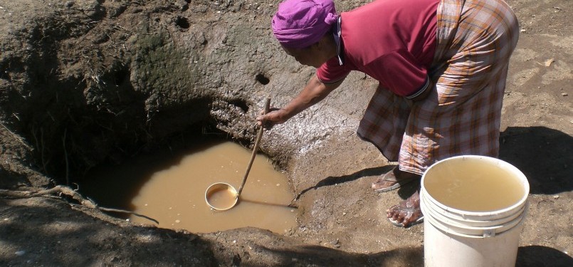 Sumur yang menjadi sumber air bagi masyarakat di Ile Ape.