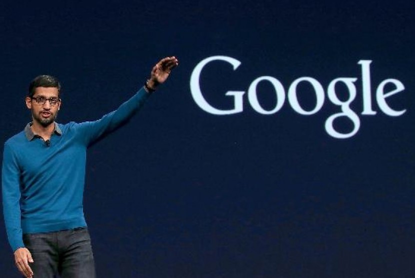 CEO Google Sundar Pichai. Ilustrasi.