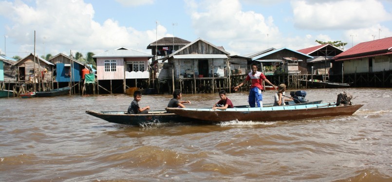 Sungai Mahakam di Samarinda, Kalimantan Timur (ilustrasi)