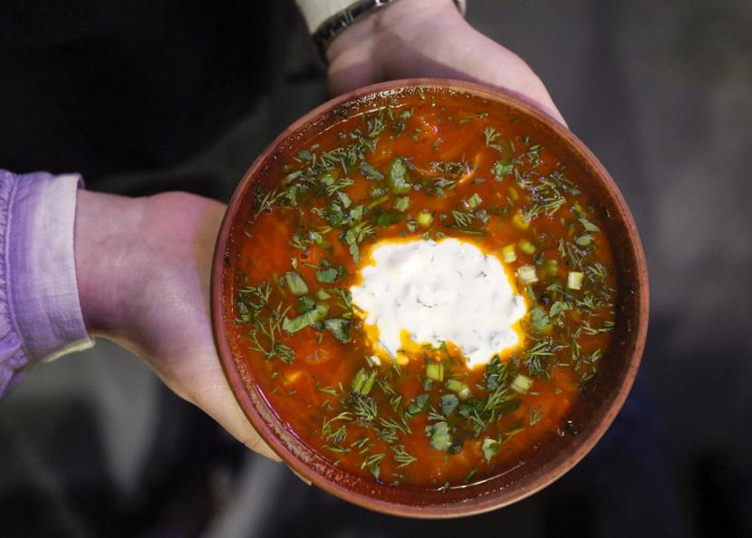 Sup borshch Ukraina dimasukkan daftar warisan budaya oleh UNESCO.