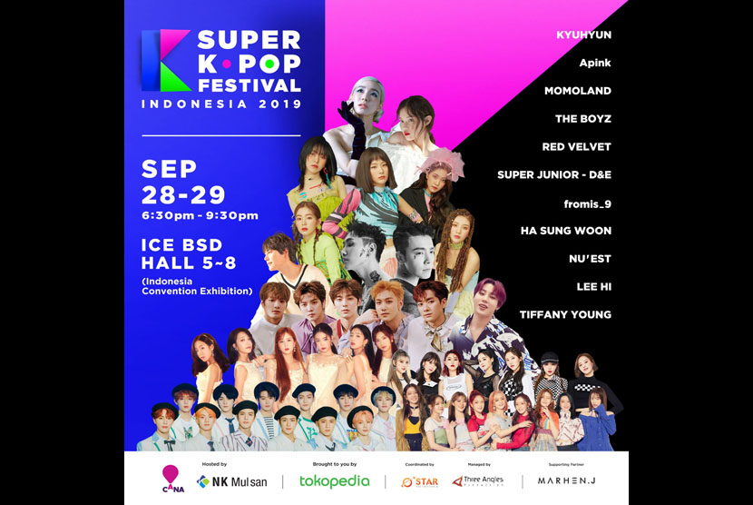 Super Kpop Festival diselenggarakan di ICE BSD, Sabtu (28/9) sampai Ahad (29/9).