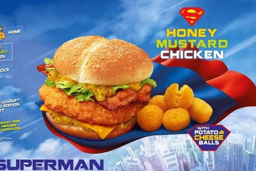 Superman burger