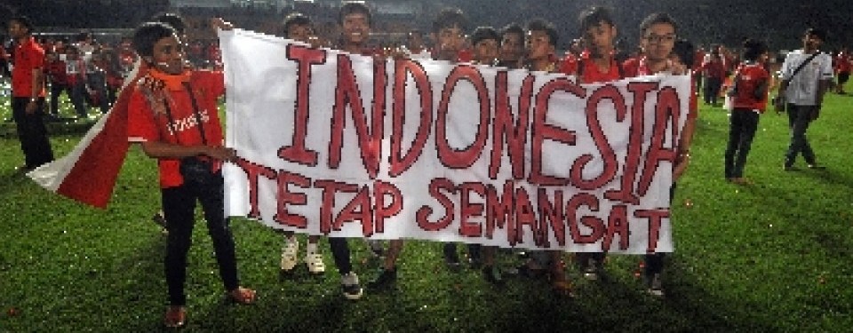Suporter timnas Indonesia