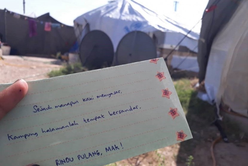 Surat dari warga negara Indonesa yang berada di kamp Roj Suriah..