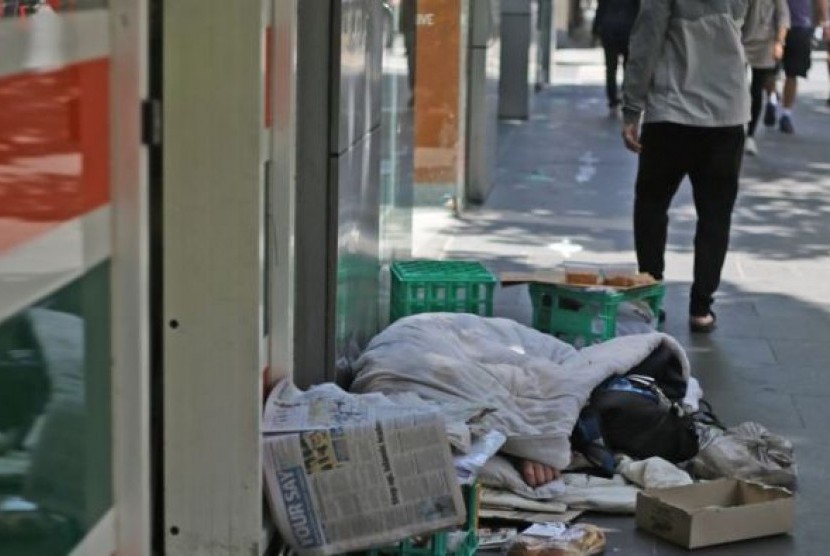 Survei mendapati ada sekitar 250 orang tidur di jalan-jalan di Melbourne.