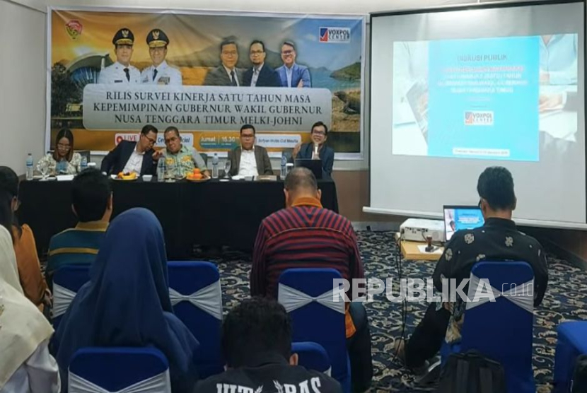 Survei terkait kinerja Gubernur NTT.