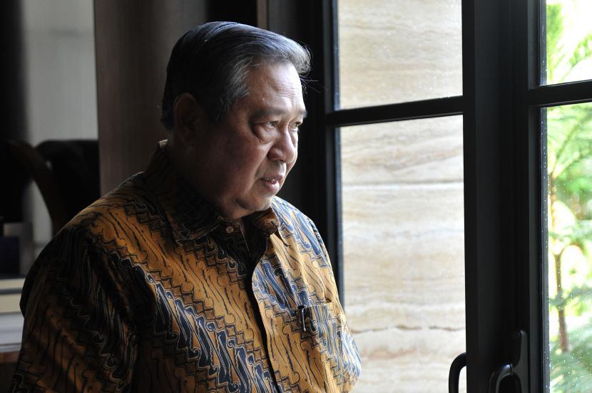 Susilo Bambang Yudhoyono. Soal PK Moeldoko di MK, SBY khawatir jangan-jangan benar Demokat akan diambilalih.