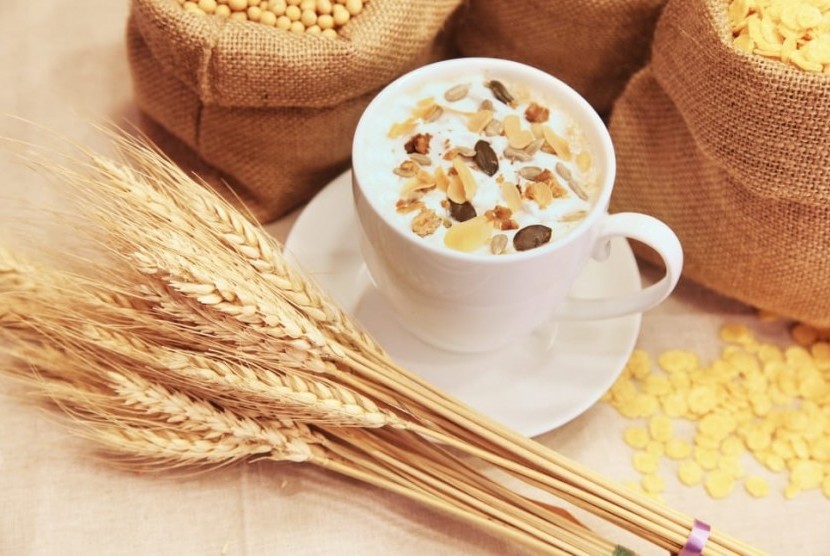 Susu gandum atau oat milk (Ilustrasi). Secara umum, susu oat memuat protein, karbohidrat, serat, lemak, dan kalsium.