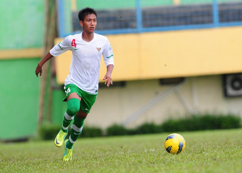 Syaiful Indra Cahya saat memperkuat timnas Indonesia (ilustrasi). Syaiful kini membela Persipura Jayapura yang tampil di Liga 2 Indonesia.