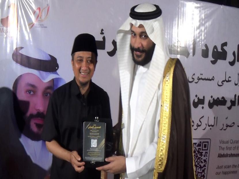 Syekh Abdurahman Al-Ausy bersama Ustaz Yusuf Mansur